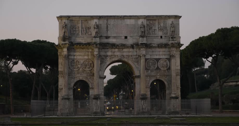 View of a stone archway