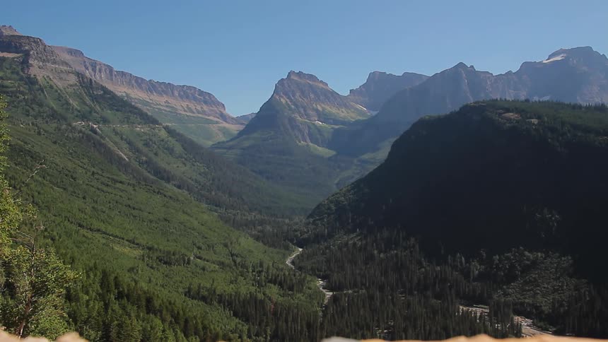 Hilly landscape on a sunny day