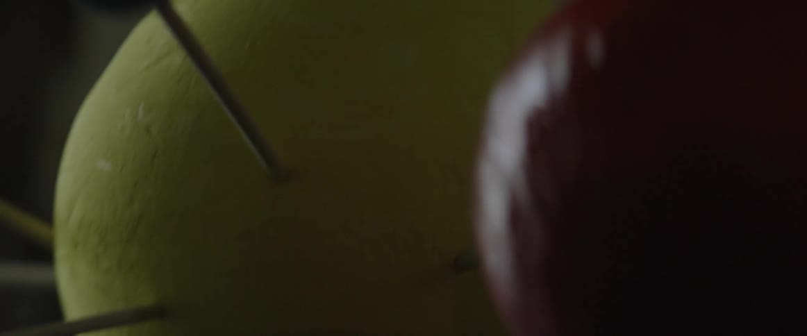 Someone spins a solar system display that is hanging