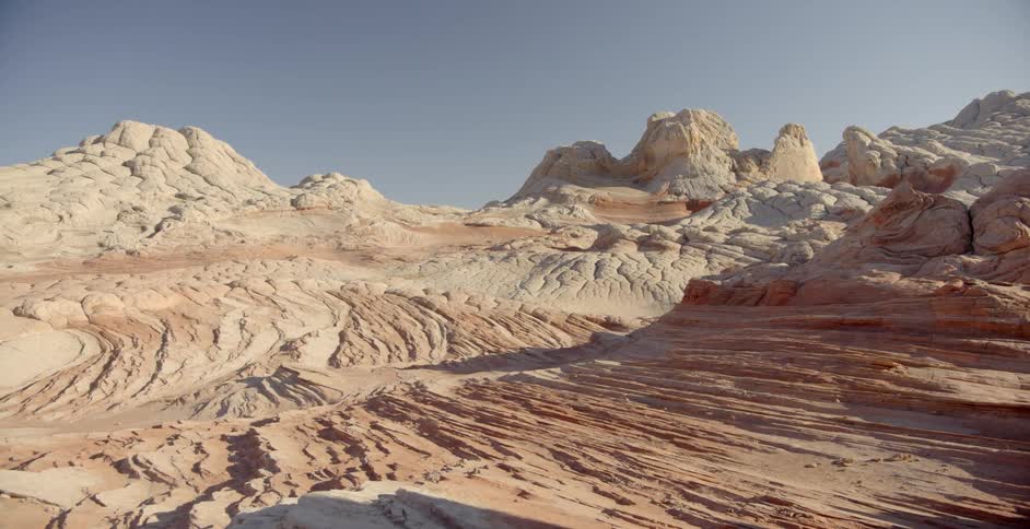 A canyon is empty and clear