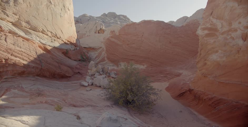 A rocky desert on a sunny day
