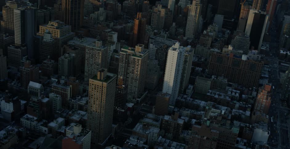 Skyscrapers and buildings stand tall in a city