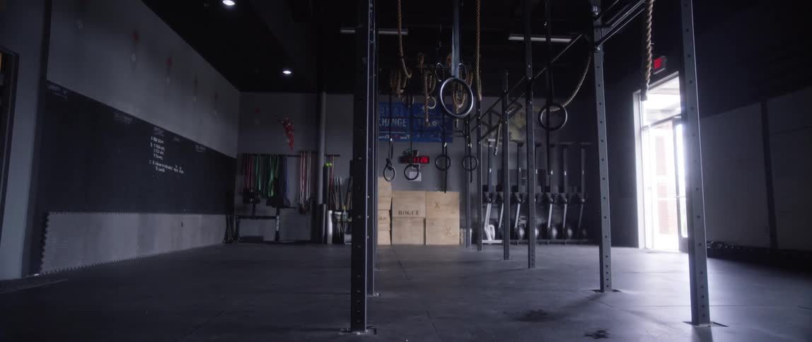A dark machine shop