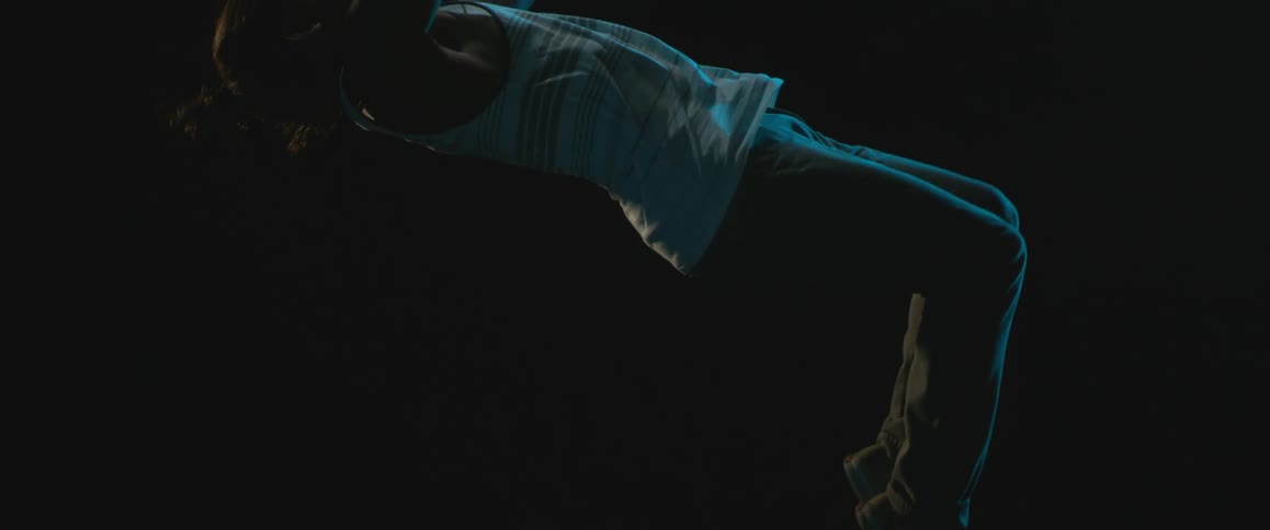 A person doing a flip