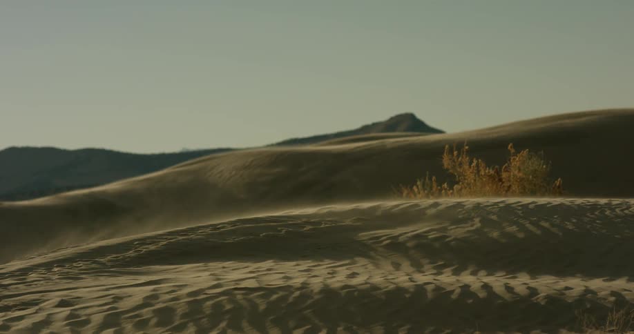 Sand blows in the breeze