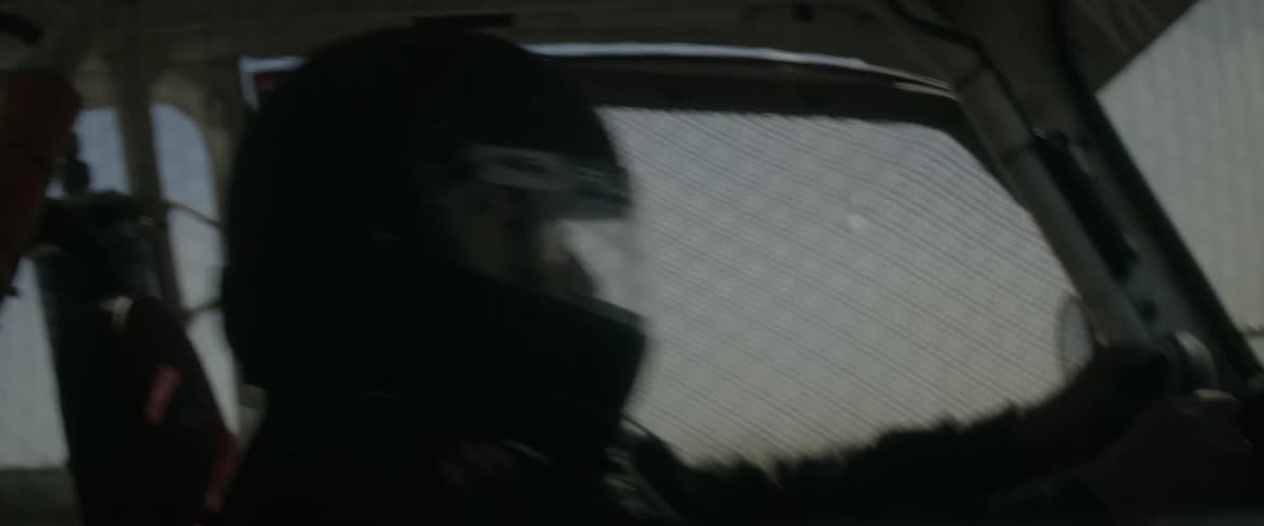 A man drives a rally car