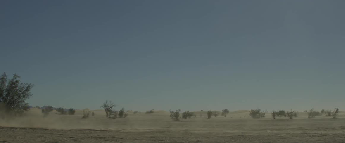 A car off roading in the desert