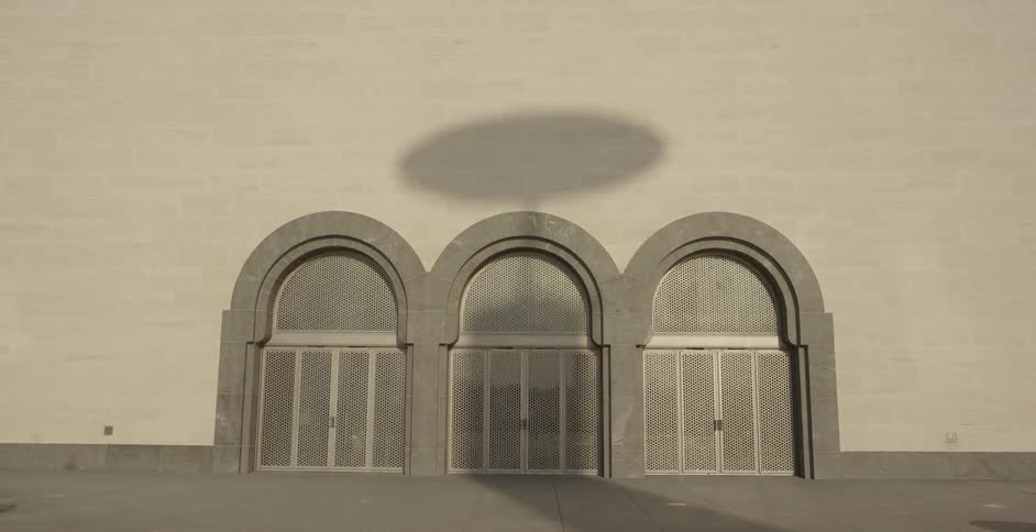 Three domed windows are shown on a building