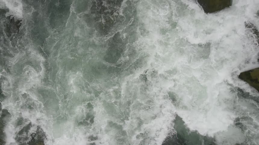 Aerial view of a river