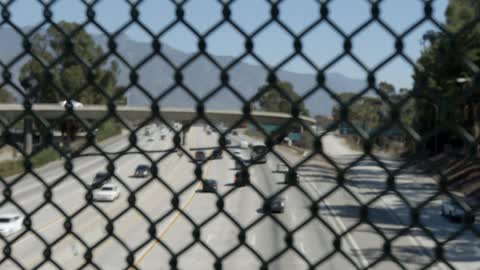 Vehicles commute on the highway