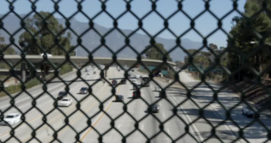 Vehicles commute on the highway