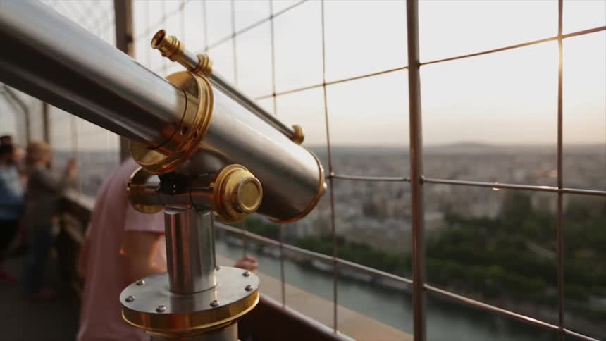 People look around at a lookout