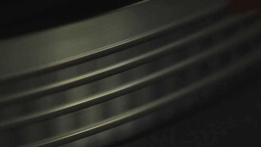 Machine rotates around and around