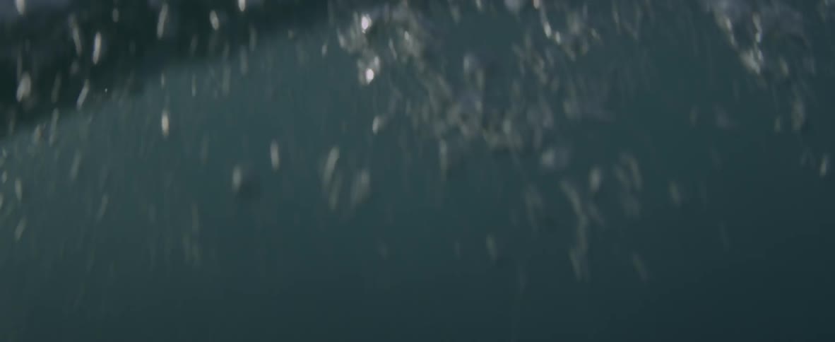 Underwater view of bubbles during the day