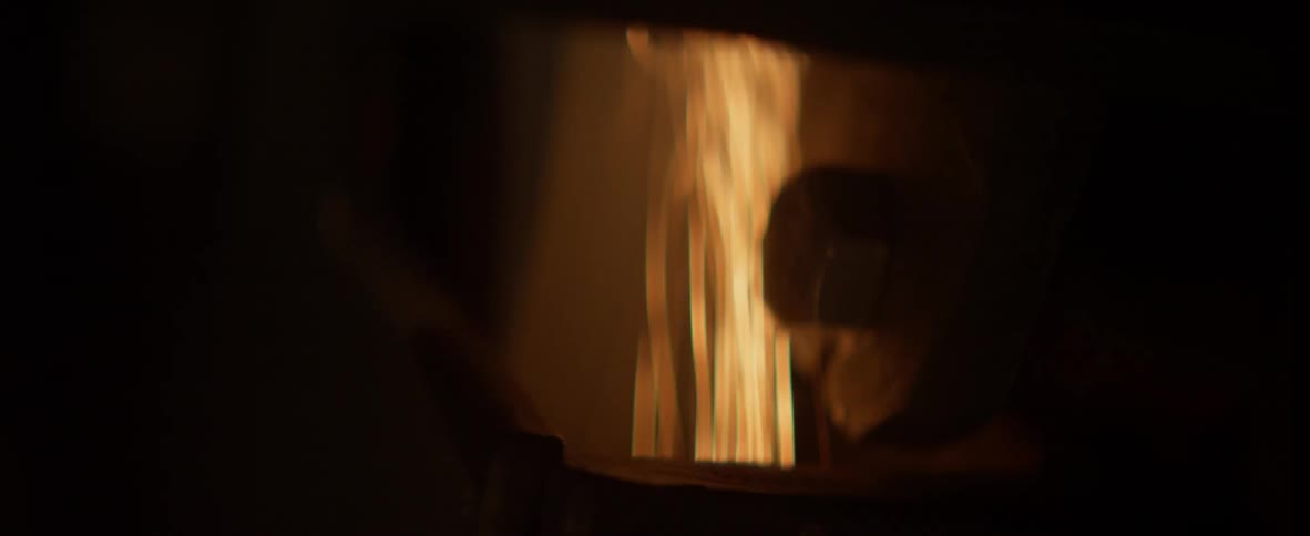 Sparks are flying in a dark area