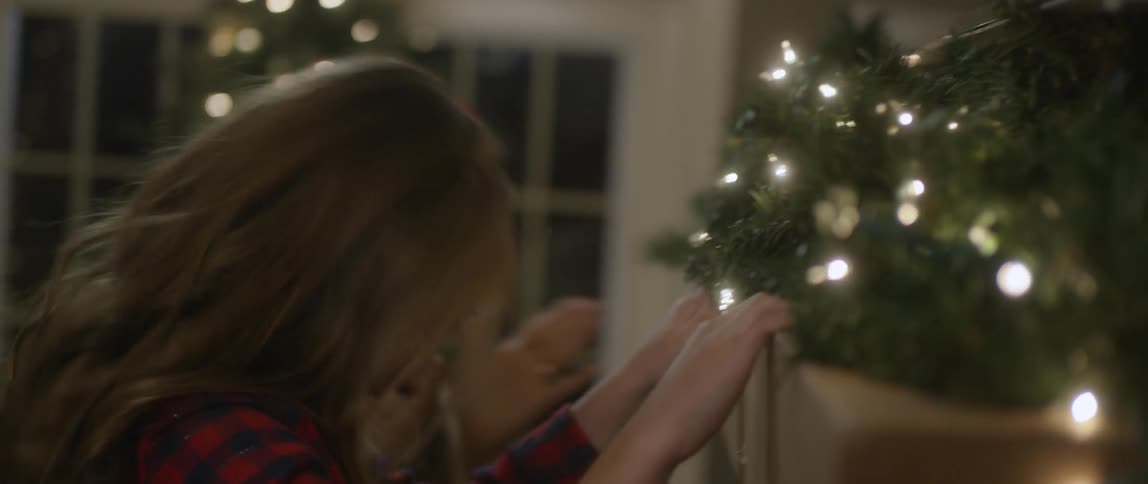 People decorating for the holidays
