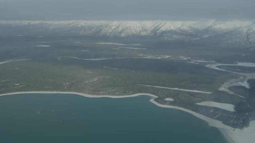 A quiet beach is shown