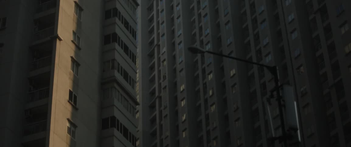 The tall buildings are giving shade to each other