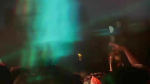 People are cheering for a performance on stage