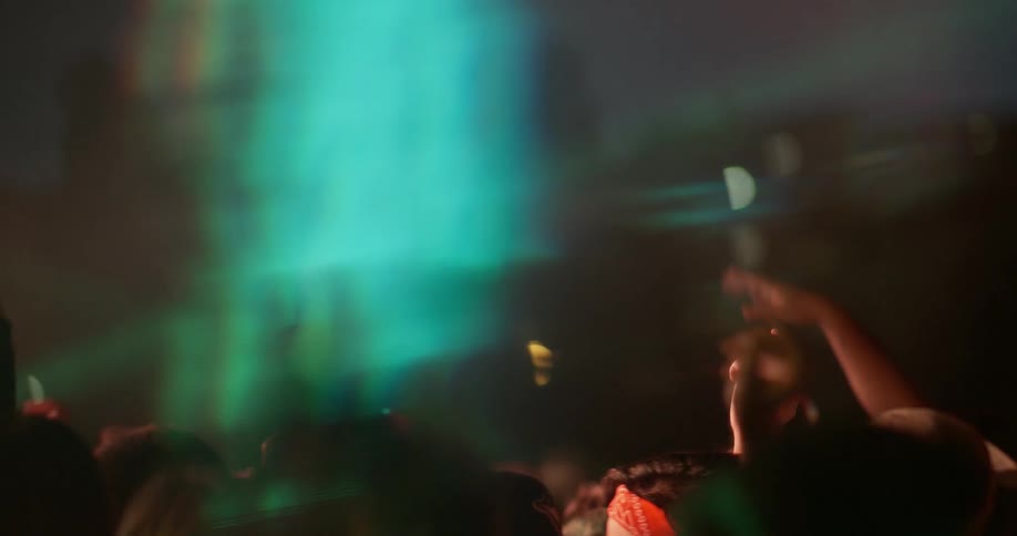 People are cheering for a performance on stage