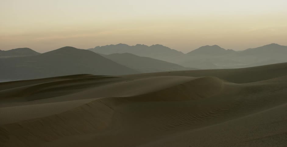 The desert is full of many dunes