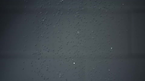 Flickering black and white specks