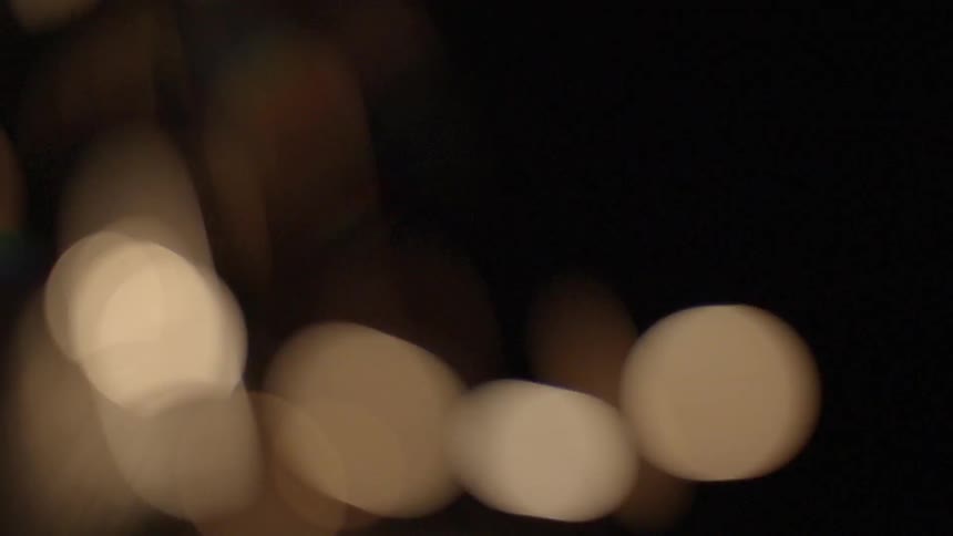Light balls fall down and hit the ground