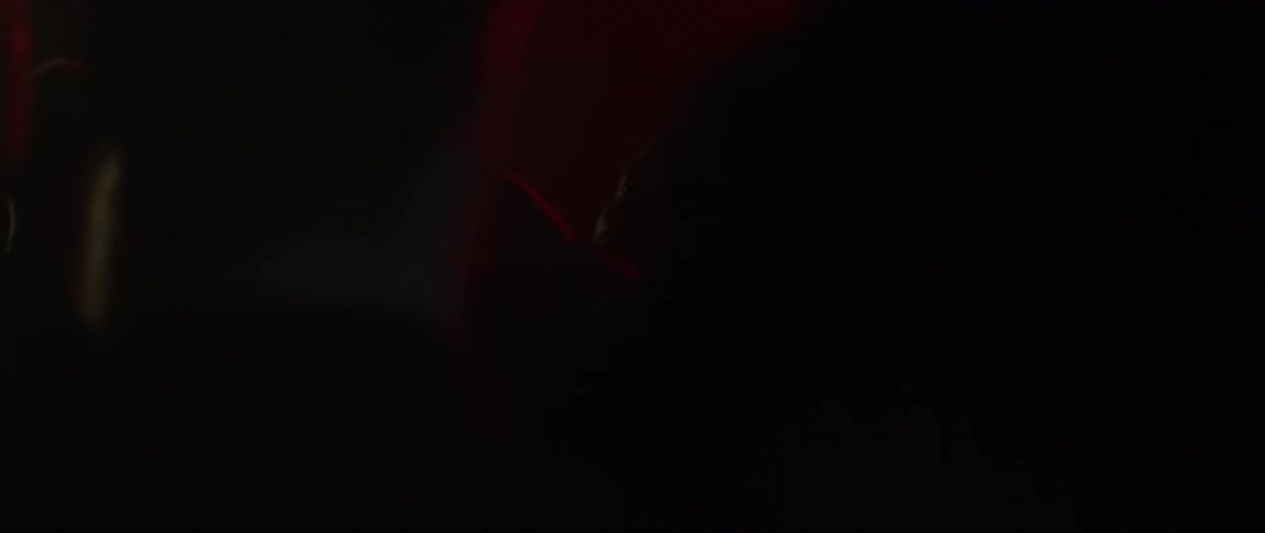 People are partying in a dark concert crowd