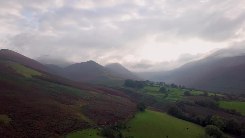 All the hills ahead are green