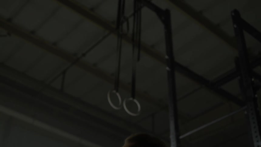 A woman working out in a gym