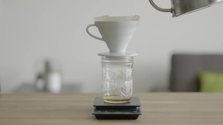 Pouring liquid out of a container