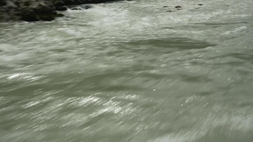 The rapids are fast and full of rocks