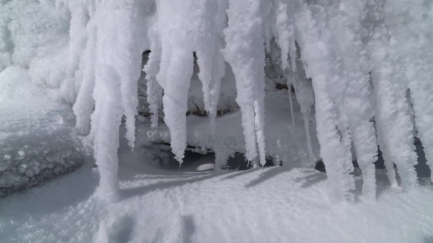 Dripping icicles