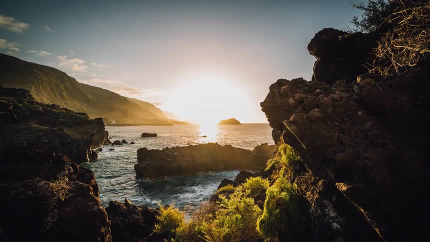 A timelapse of the ocean