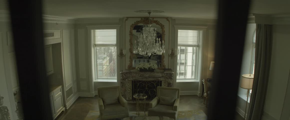 An empty living room in an apartment