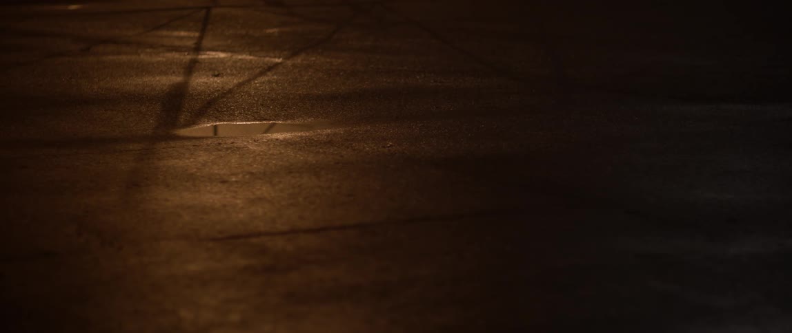 Puddles on a street