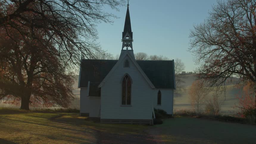 Small Anglican church in countryside