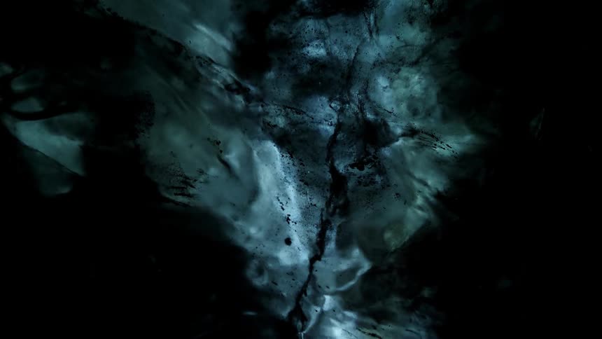 Light is refracted through ice