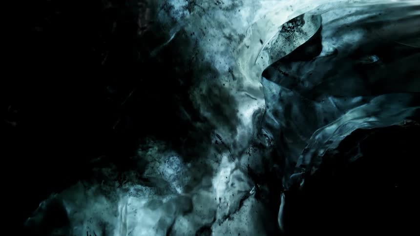 Light shines through dark ice