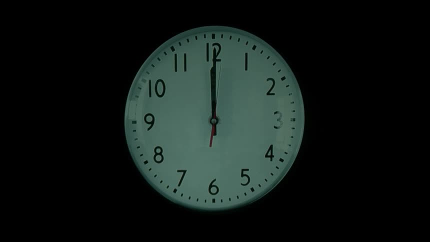 The click is round and slowly moving