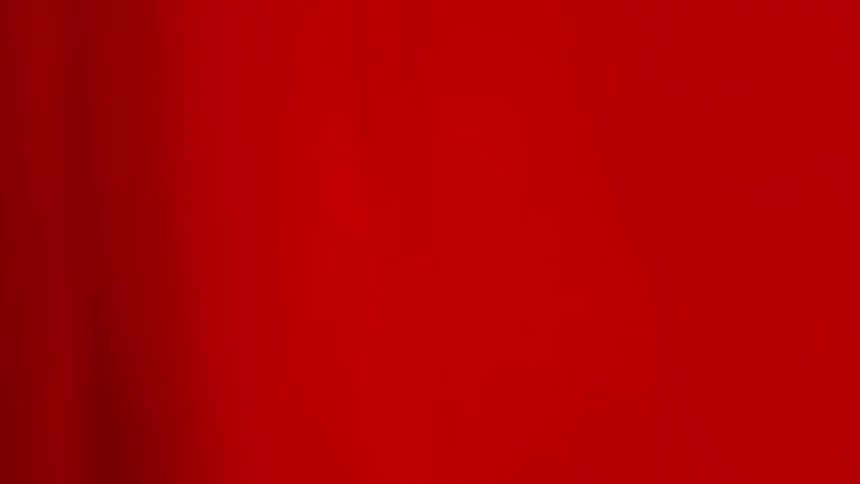 Red waving lines and orange light