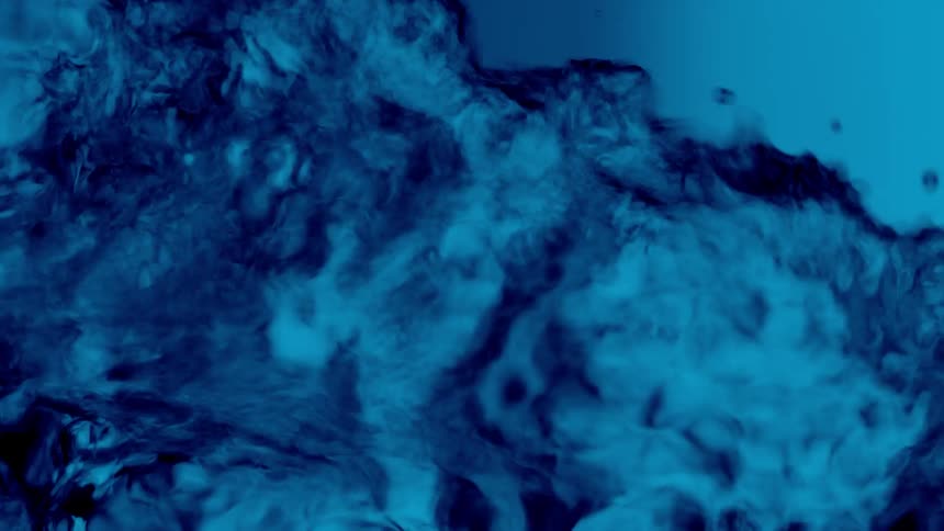 The water moves around in a pool reaching to the side