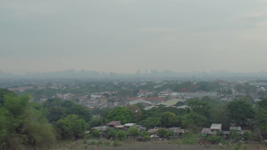 A large, wooded city