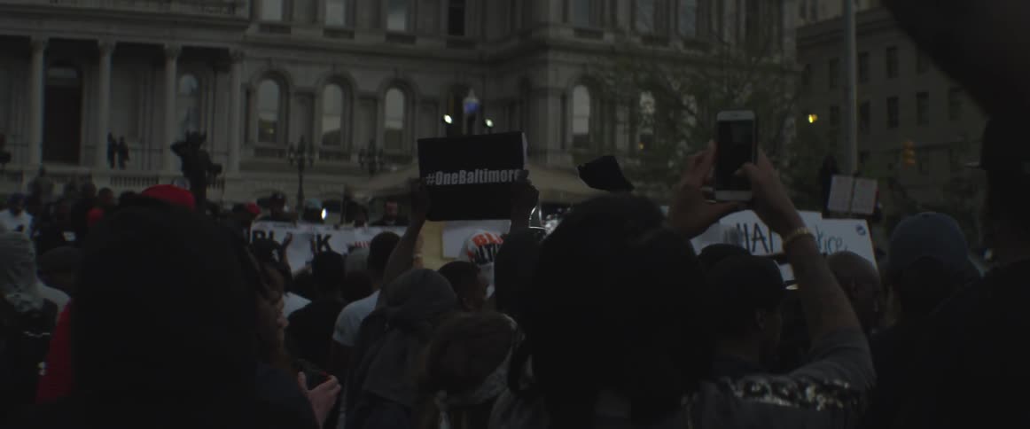 People protest in baltimore