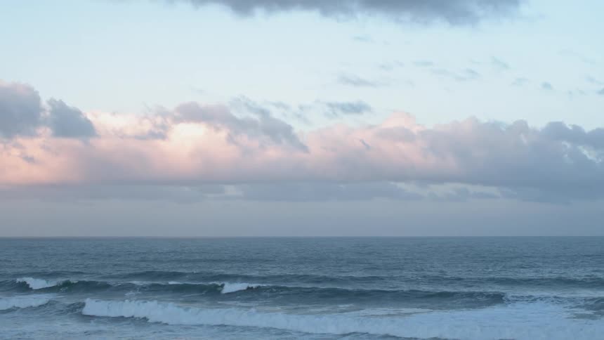 Large body of water on a cloudy day