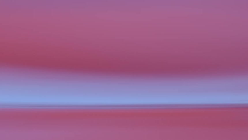 Purple and red waves flow