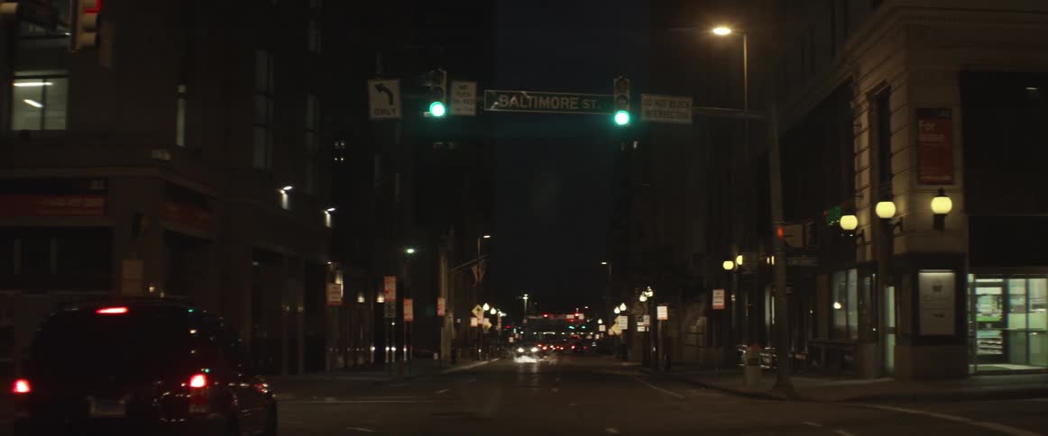 A city at night