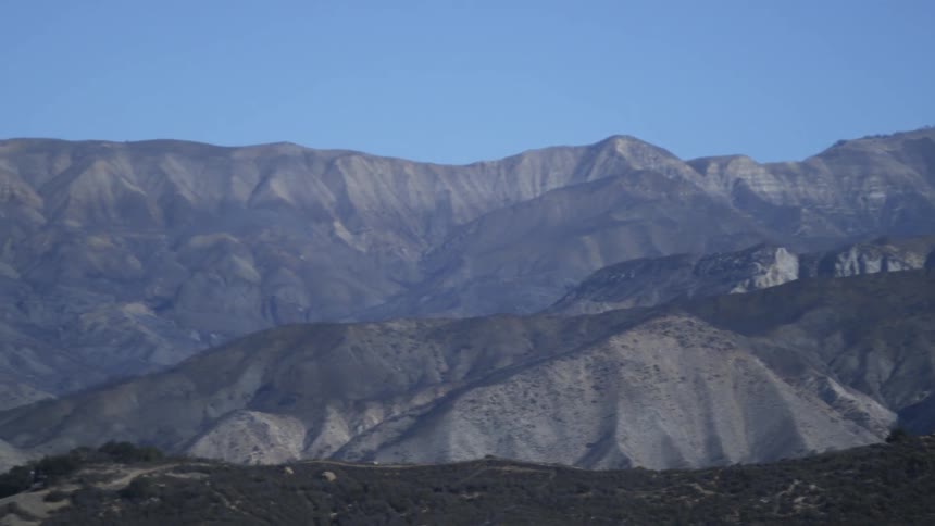 Rocks cover the stone hills