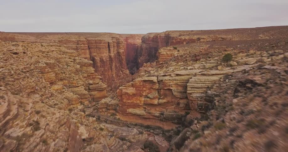 An orange canyon