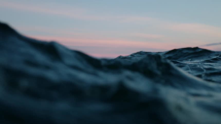 Water flows and waves in the ocean